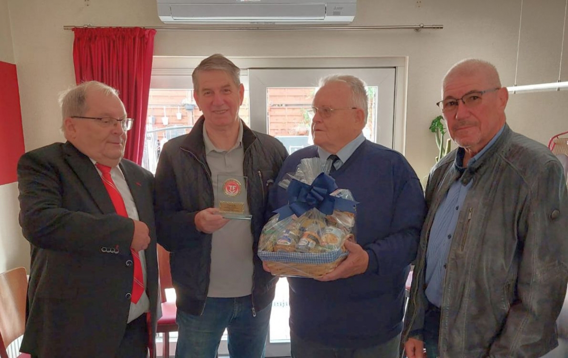 TFV-Seniorenkommission gratulierte Altenburger Rainer Grille
